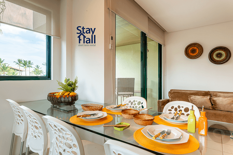 Apartamento equipado en el condominio Marulhos - la mejor pl