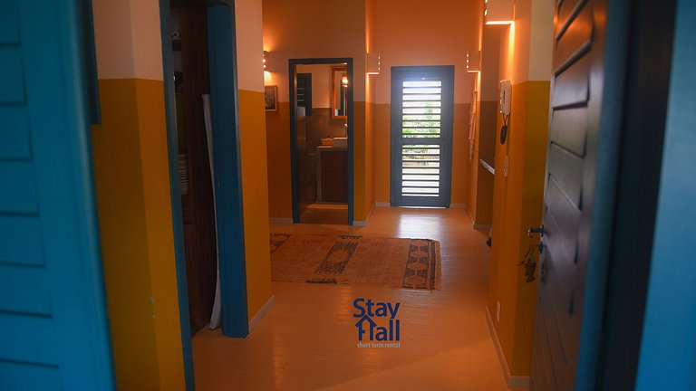 Casa Beira Mar-Praia Pontal de Maceio-Fortin-7 Suites e Pisc