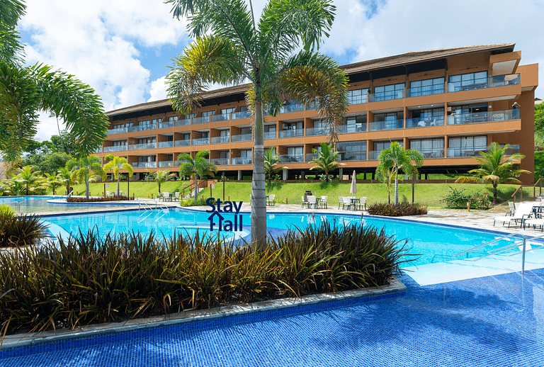 Apt 2QTS-Eco Resort-Condomínio Beira-Mar-SH036